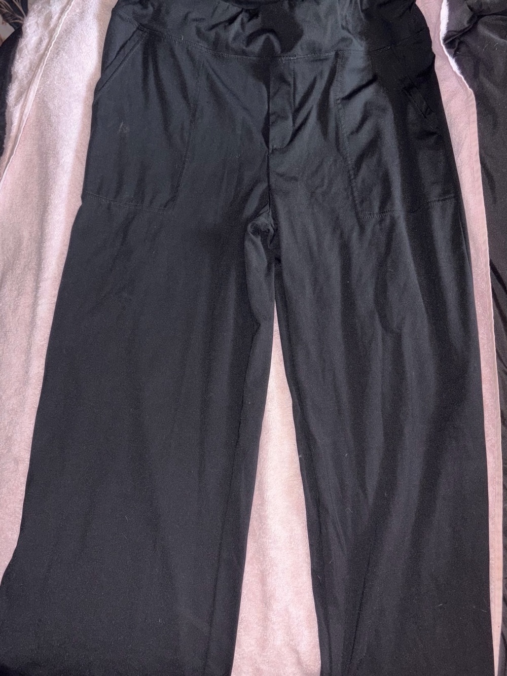 Source Unknown Black Wide Leg Pants